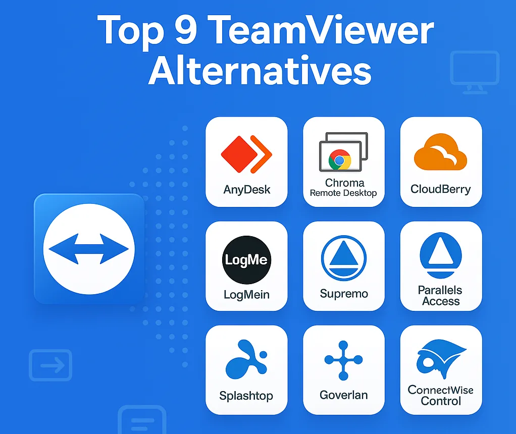 9 Best TeamViewer Alternatives (Free & Paid)